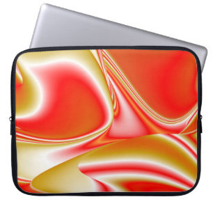 Capa Para Notebook Amor e Abstrato 3D Rainbowart Dourado
