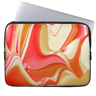 Capa Para Notebook Amor e Abstrato 3D Rainbowart Dourado