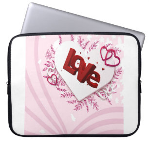 Capa Para Notebook Amor em 3D