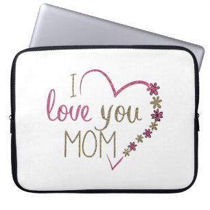 Capa Para Notebook Amor Mãe Dia de as mães Heart