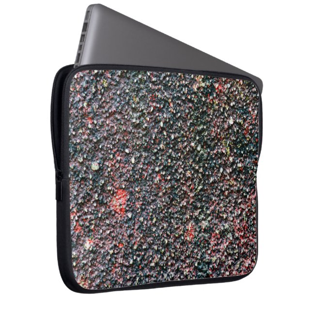 Capa Para Notebook amora vermelha mexida (Frente Esquerda)