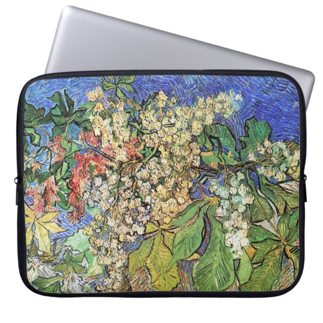 Capa Para Notebook Ampliante Chestnut Branches Vincent van Gogh. (Frente)