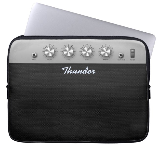 Capa Para Notebook Amplificador de guitarra (Frente)