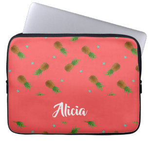 Capa Para Notebook Ananases a rosa