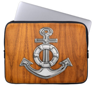 Capa Para Notebook Âncora de cromo do Lifesaver nos estilos de venezi