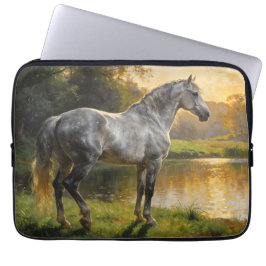 Capa Para Notebook Andalusian Stallion by the Lake