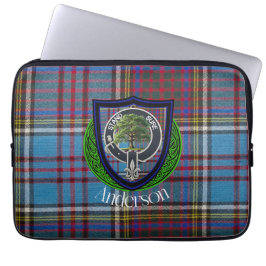 Capa Para Notebook Anderson Scottish Clan Tartan e Crest