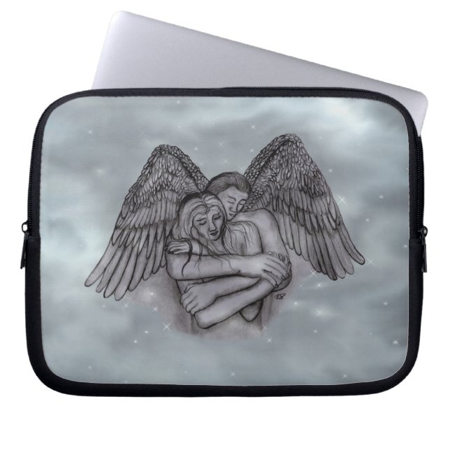 Capa Para Notebook Angel Eros no Amor (Frente)