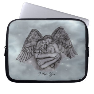 Capa Para Notebook Angel Eros no Amor, eu te amo
