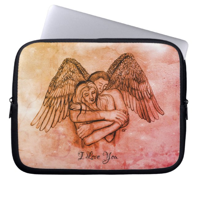 Capa Para Notebook Angel Eros no Amor, eu te amo (Frente)