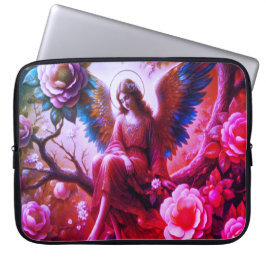 Capa Para Notebook Angel Sitting in the Tree Electronics Bag