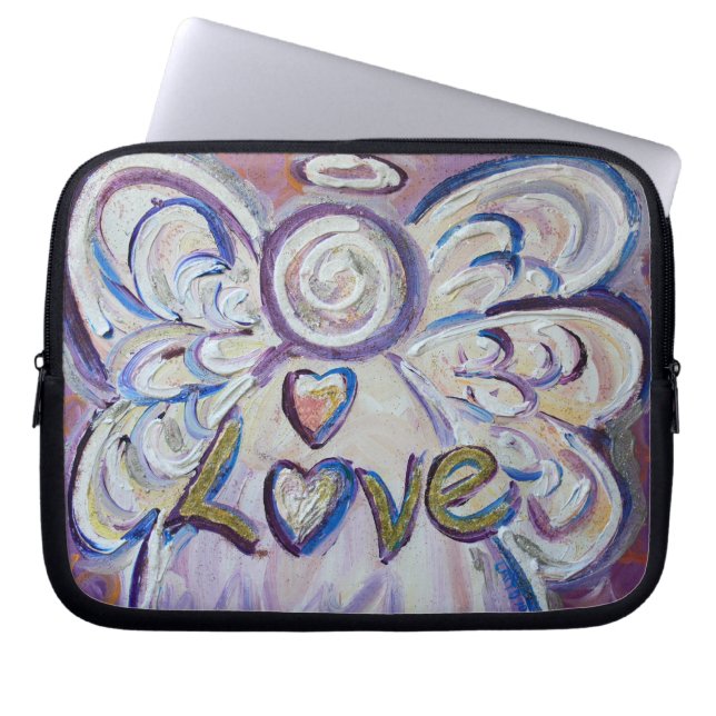 Capa Para Notebook Angel Word Love Computer Capa Bag (Frente)