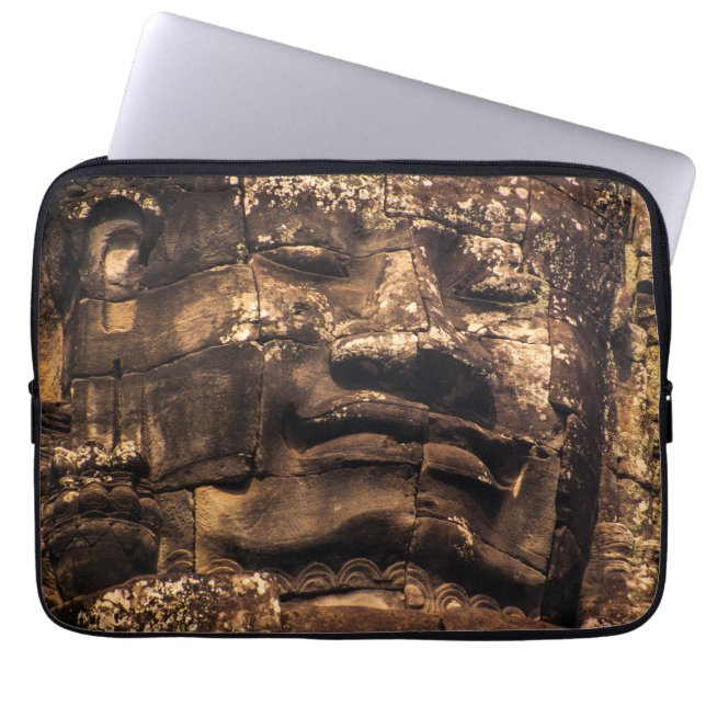 Capa Para Notebook Angkor Wat Buddha Totem Laptop Sleeve (Frente)