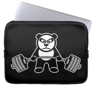 Capa Para Notebook Animação do Urso Panda Levantado - Esboço