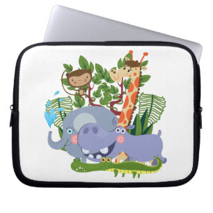 Capa Para Notebook Animais bonitos do safari