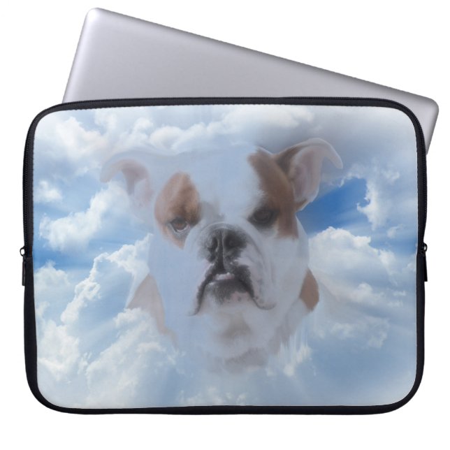 Capa Para Notebook Animais de estimação com nuvens do céu (Frente)