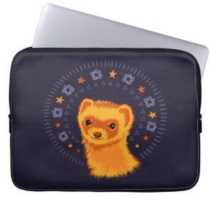 Capa Para Notebook Animal adorável de cabeça de furão
