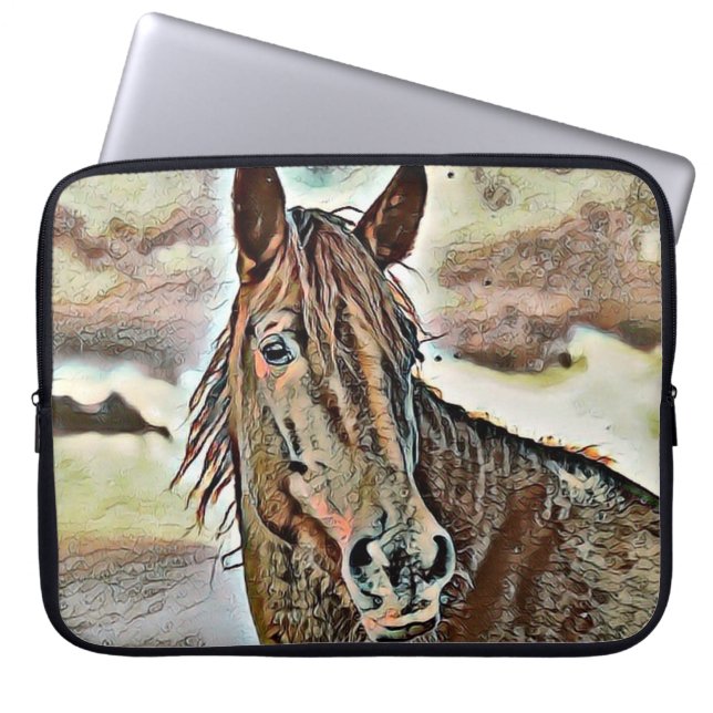 Capa Para Notebook animal smartmix- cavalo 2 (Frente)