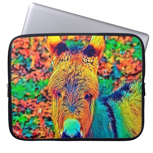 Capa Para Notebook AnimalColor_Donkey_001 (Frente)