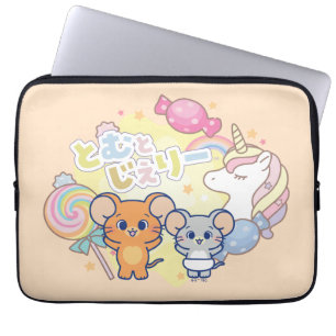 Capa Para Notebook Anime Magical Candyland com Jerry e Tuffy