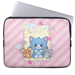 Capa Para Notebook Anime o Tom e o Jerry Strawberry