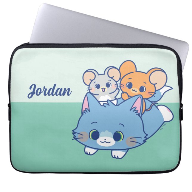 Capa Para Notebook Anime Tom, Jerry e Tuffy (Frente)
