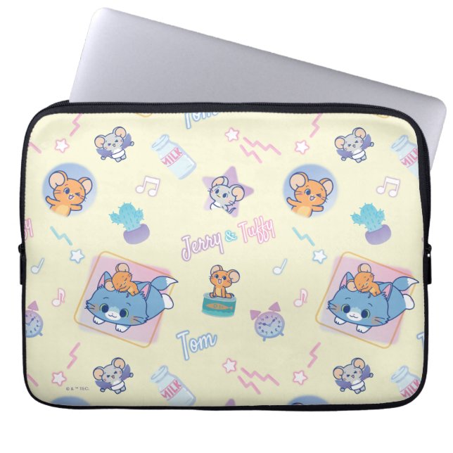 Capa Para Notebook Anime Tom, Jerry e Tuffy Playtime Standard (Frente)