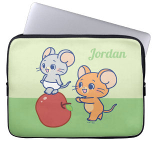 Capa Para Notebook Anime Tuffy e Jerry Apple Rolling