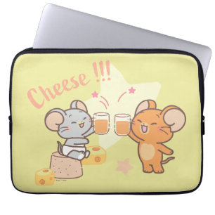 Capa Para Notebook Anime Tuffy e Jerry Cheers para Queijo