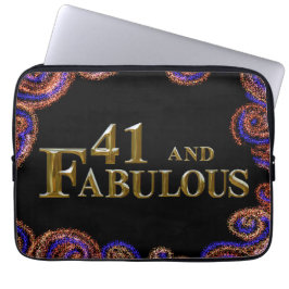 Capa Para Notebook Aniversário de 41 anos