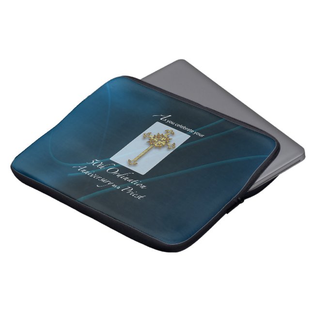 Capa Para Notebook Aniversário do 50º Jubileu Ordination do Padre (Frente Topo)