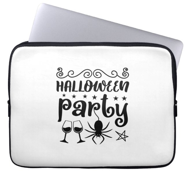 Capa Para Notebook Aniversário do Festa de Halloween (Frente)