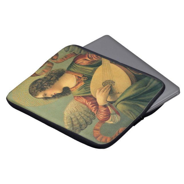 Capa Para Notebook Anjo Músico, Melozzo da Forli, Arte Renascentista (Frente Topo)