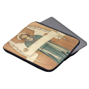 Capa Para Notebook Anjo Vitoriano Antigo por William Morris
