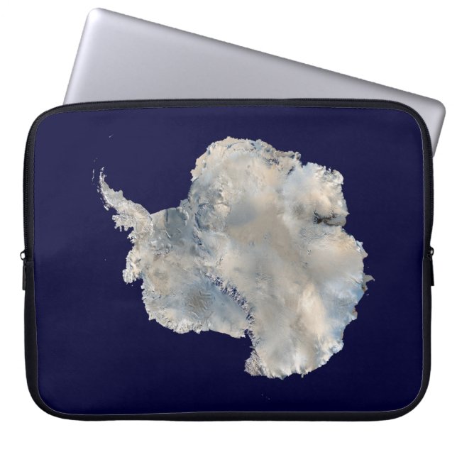 Capa Para Notebook Antártica (Imagem Azul Marble da NASA) (Frente)