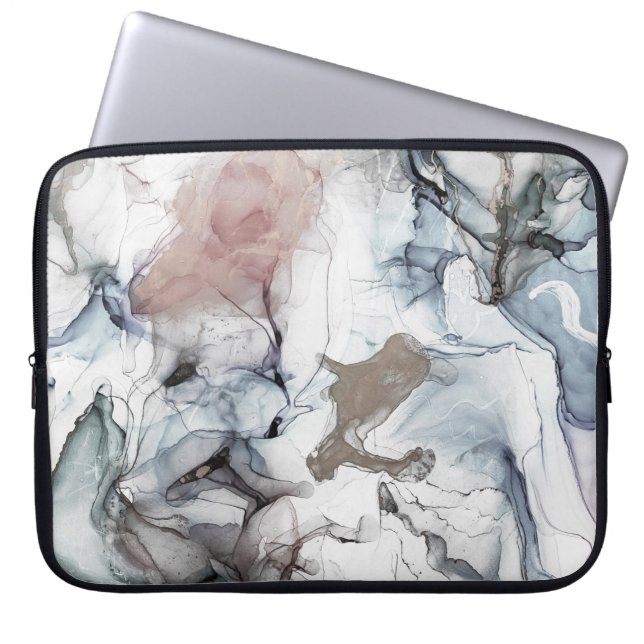 Capa Para Notebook Antecedentes De Álcool. Cinzas e Black Sains. Ice  (Frente)