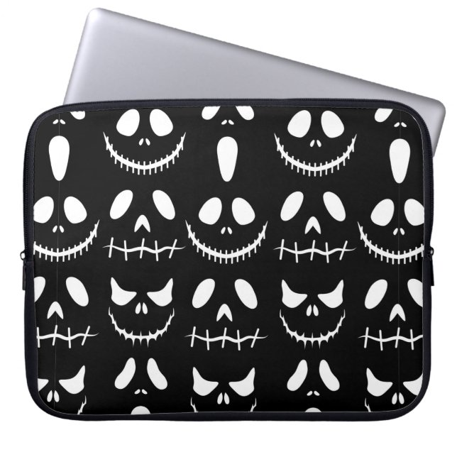 Capa Para Notebook Antecedentes de Halloween. Padrão sem costura com  (Frente)