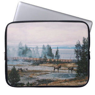 CAPA PARA NOTEBOOK ANTES DO SOL NO PARQUE NACIONAL YELLOWSTONE