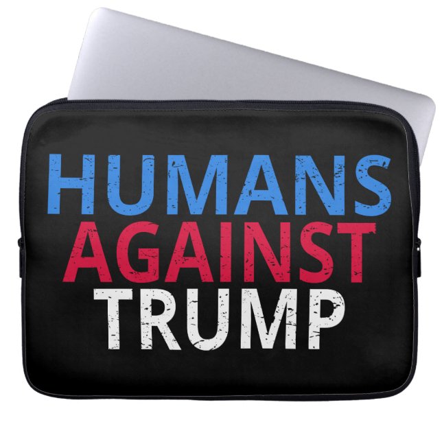 Capa Para Notebook Anti-Trump - Humanos Contra Trump (Frente)