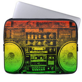 Capa Para Notebook aparelho de som da favela Rasta