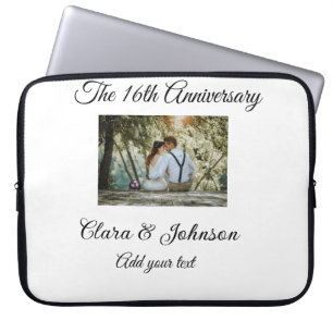 Capa Para Notebook Apelido de casamento Aniversário adicionar nome an