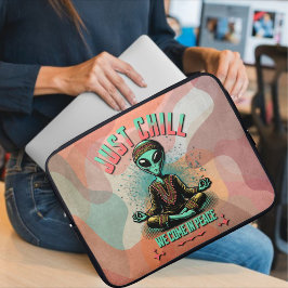 Capa Para Notebook Apenas relaxe, nós viemos em paz