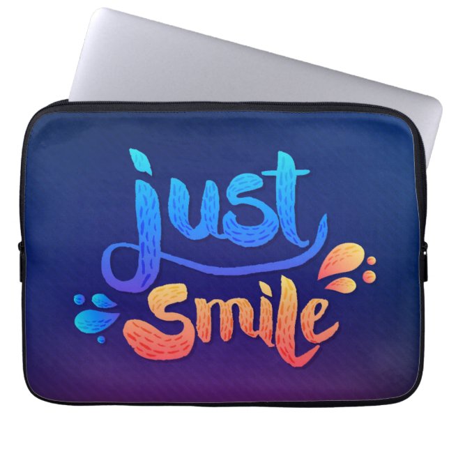 Capa Para Notebook Apenas sorriso (Frente)