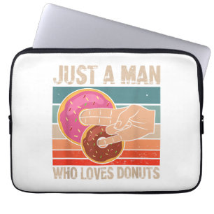 Capa Para Notebook Apenas Um Homem Que Ama As Rosquinhas 2 No Pinky 1