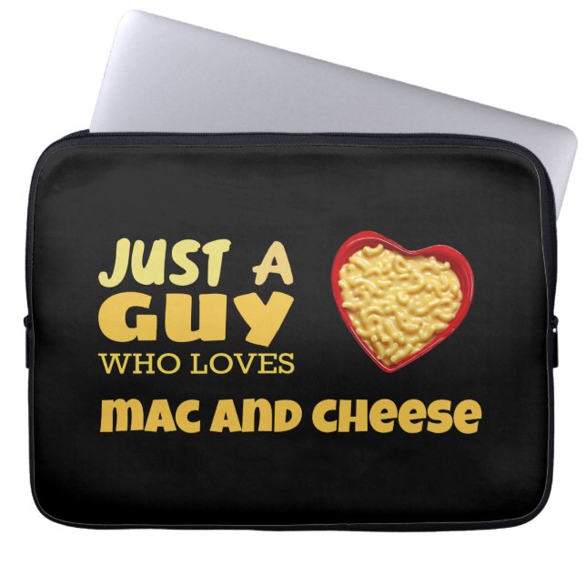 Capa Para Notebook Apenas uma cara que ama macaco e queijo (Frente)