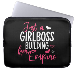Capa Para Notebook Apenas uma chefe de menina construindo seu império