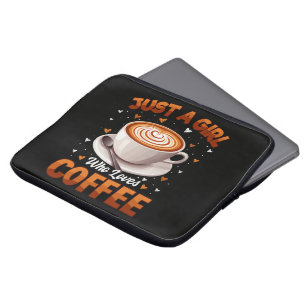 Capa Para Notebook Apenas Uma Garota Que Ama Café