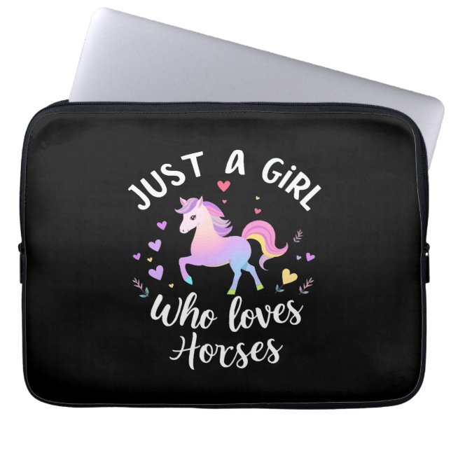 Capa Para Notebook Apenas Uma Garota Que Ama Cavalos (Frente)