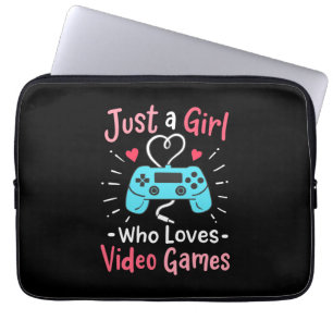 Capa Para Notebook Apenas Uma Menina Que Adora Videos games
