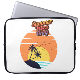 Capa Para Notebook Apenas vibrações de verão.